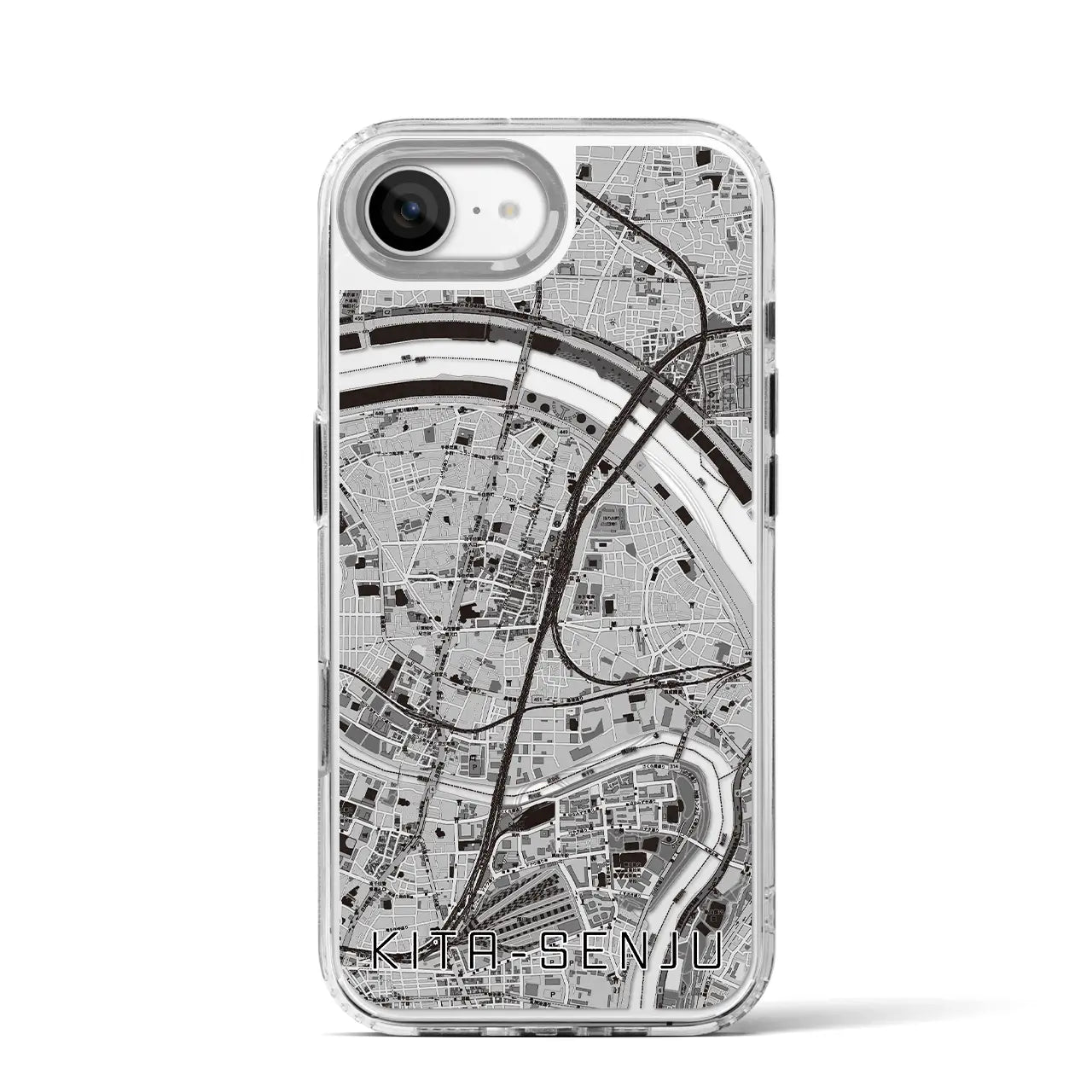 【北千住(東京都)】地図柄iPhoneケース(MagSafeタイプ)