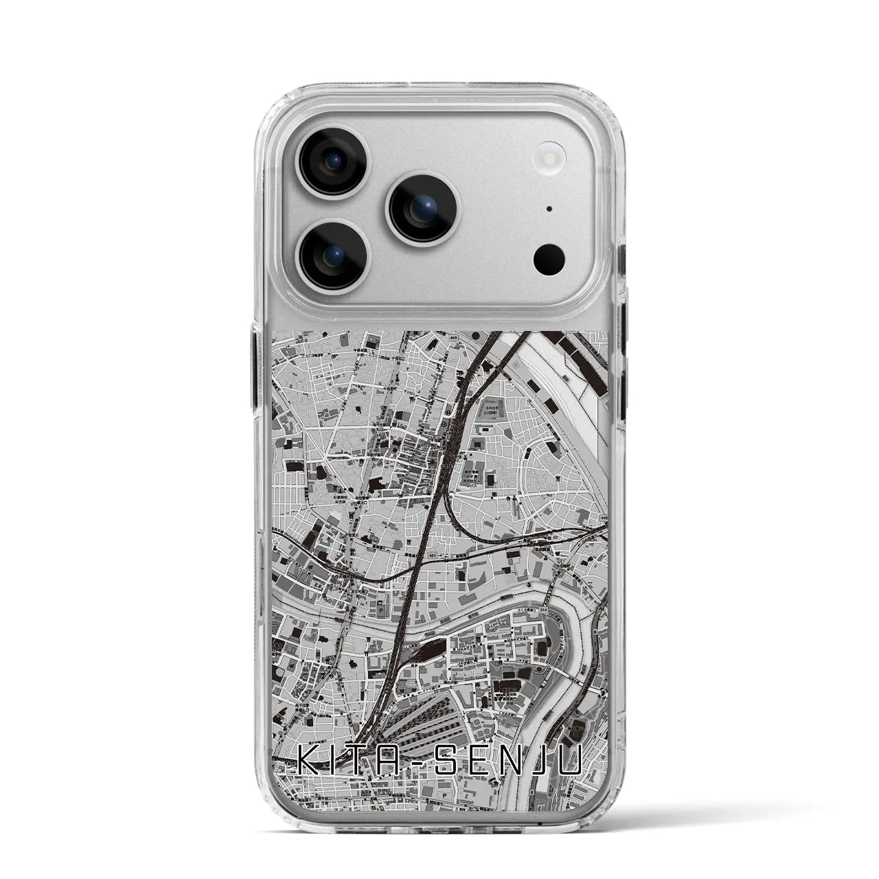 【北千住(東京都)】地図柄iPhoneケース(MagSafeタイプ)