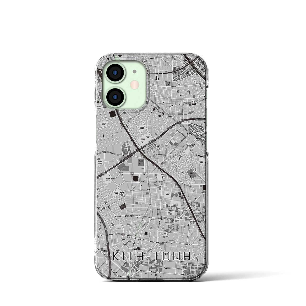 【北戸田(埼玉県)】地図柄iPhoneケース(クリアタイプ)