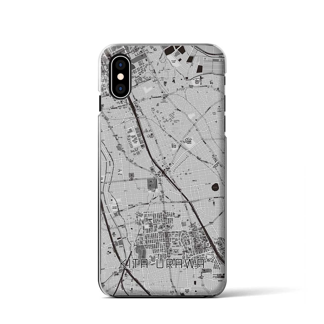 【北浦和(埼玉県)】地図柄iPhoneケース(クリアタイプ)