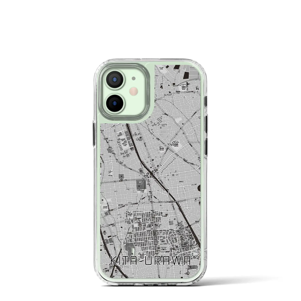 【北浦和(埼玉県)】地図柄iPhoneケース(MagSafeタイプ)