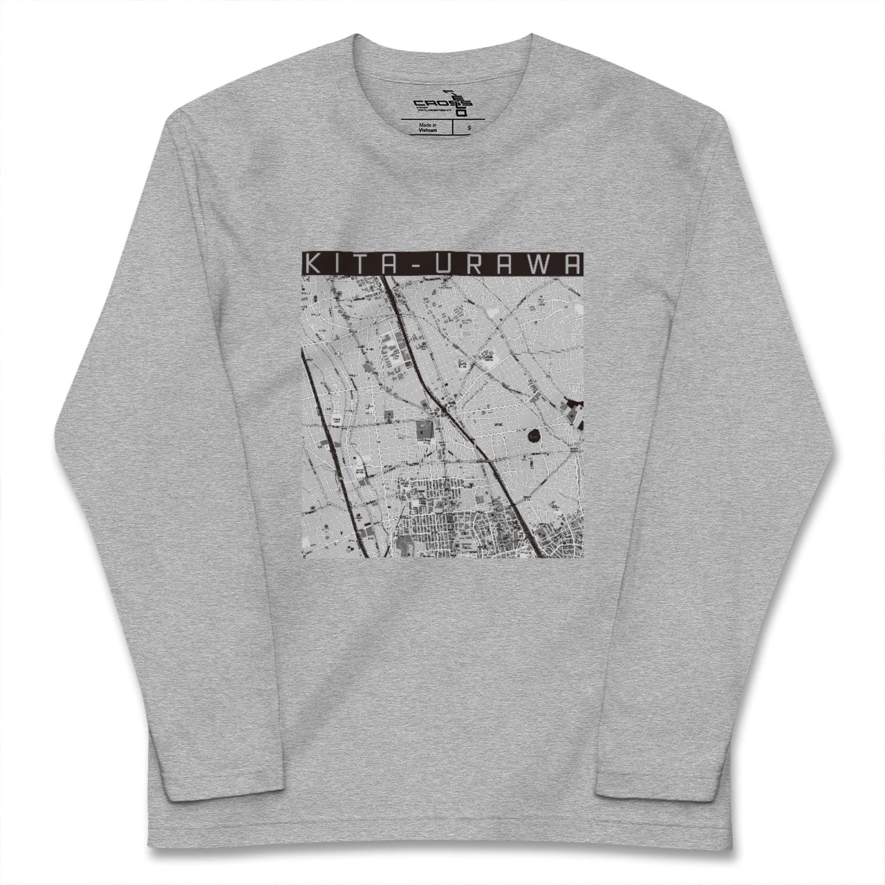 【北浦和(埼玉県)】地図柄ロングスリーブTシャツ