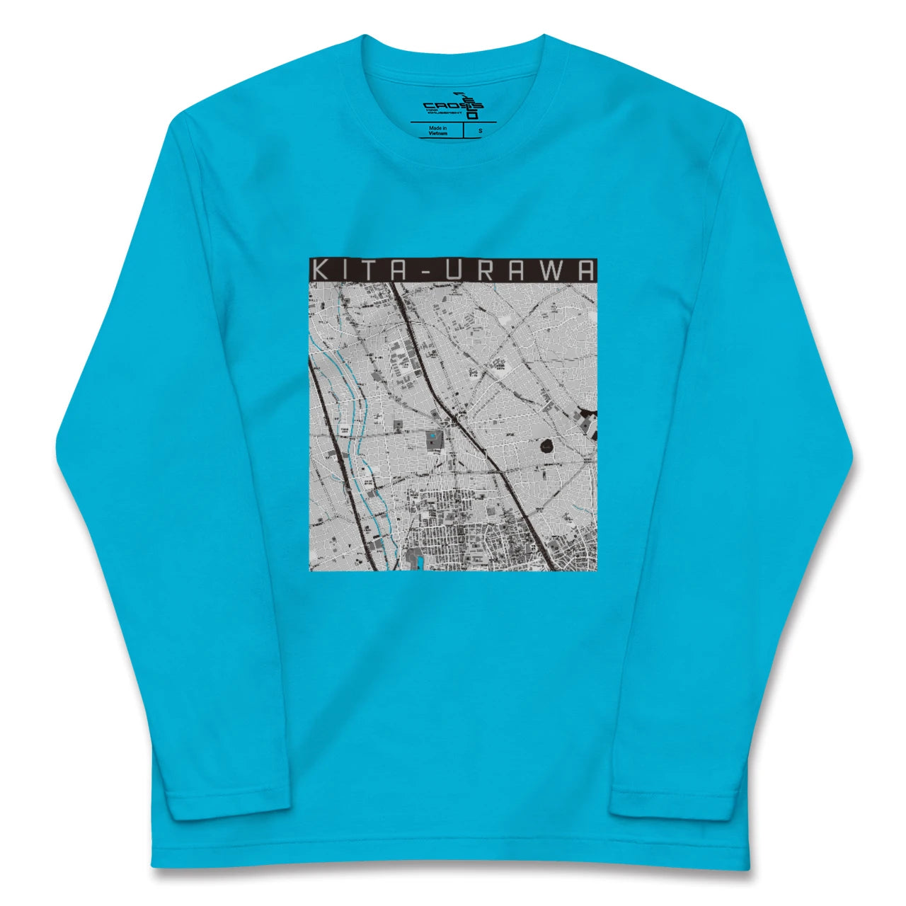 【北浦和(埼玉県)】地図柄ロングスリーブTシャツ