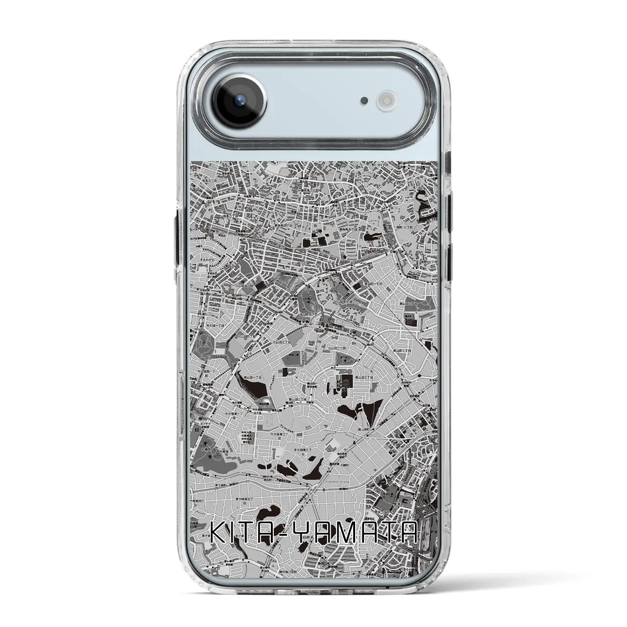 【北山田(神奈川県)】地図柄iPhoneケース(MagSafeタイプ)