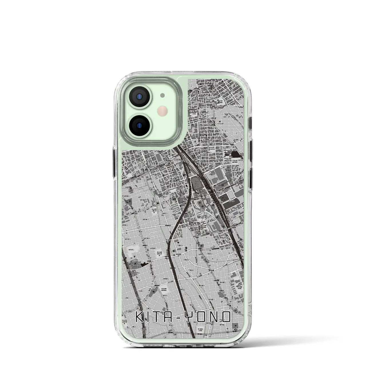 【北与野(埼玉県)】地図柄iPhoneケース(MagSafeタイプ)