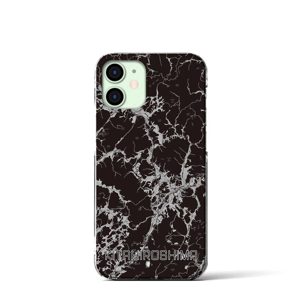 【北広島(広島県)】地図柄iPhoneケース(クリアタイプ)