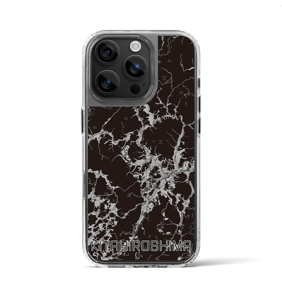 【北広島(広島県)】地図柄iPhoneケース(MagSafeタイプ)
