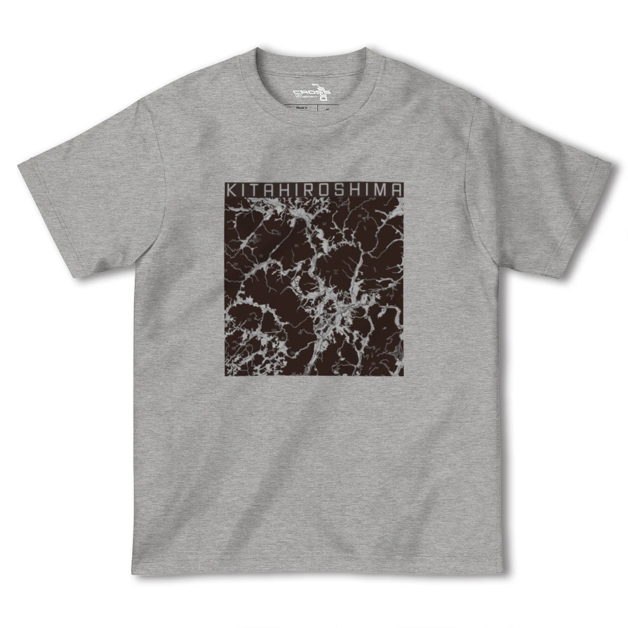 【北広島(広島県)(広島県)】地図柄ヘビーウェイトTシャツ