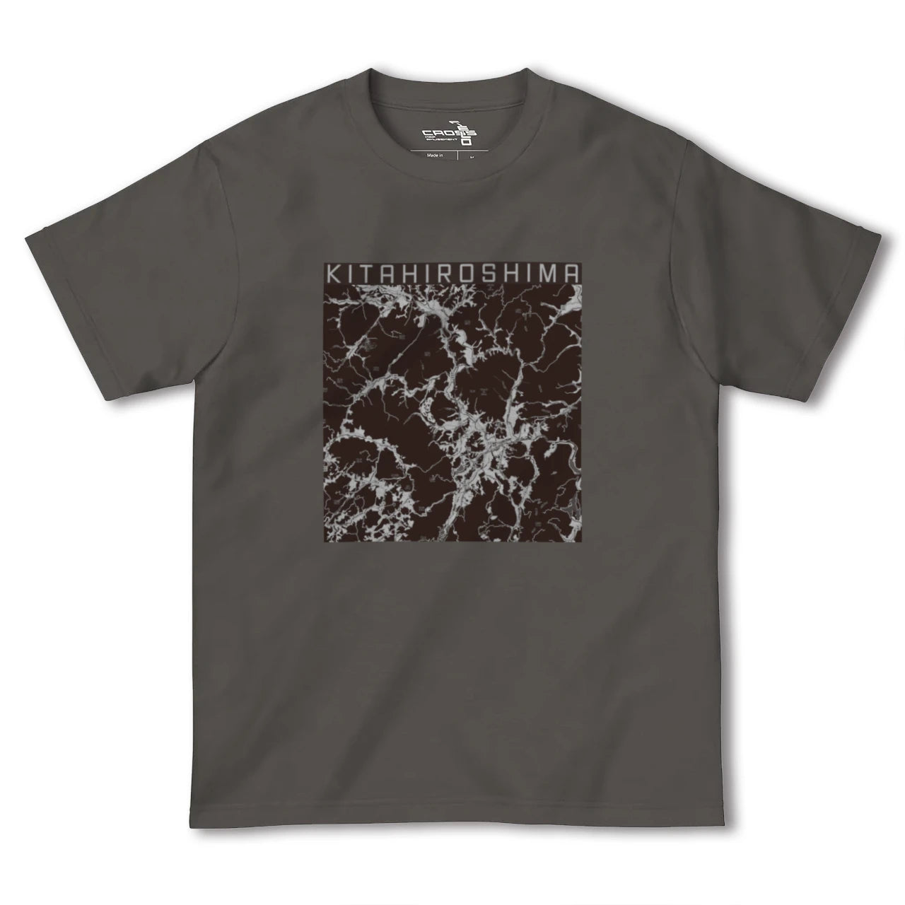 【北広島(広島県)(広島県)】地図柄ヘビーウェイトTシャツ