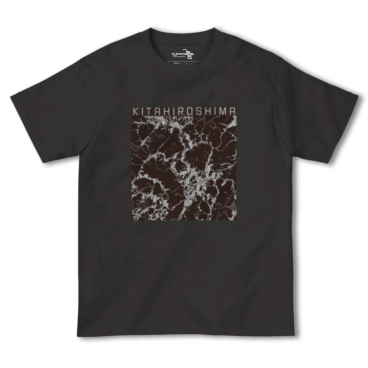 【北広島(広島県)(広島県)】地図柄ヘビーウェイトTシャツ