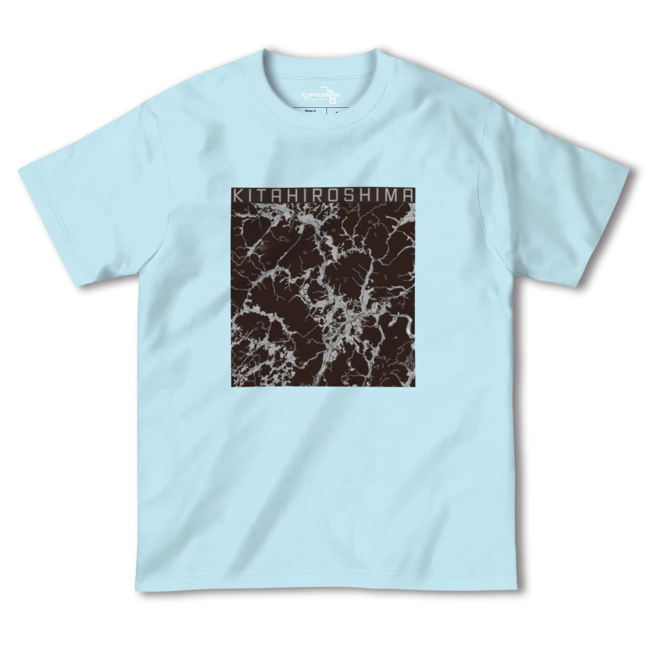 【北広島(広島県)(広島県)】地図柄ヘビーウェイトTシャツ