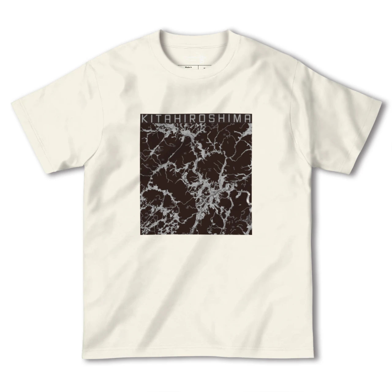 【北広島(広島県)(広島県)】地図柄ヘビーウェイトTシャツ
