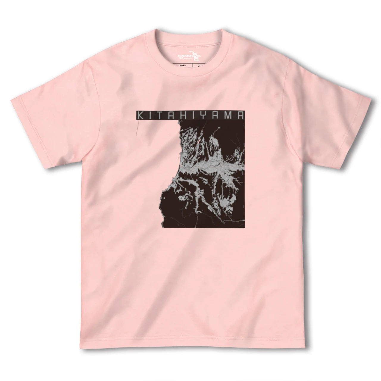 【北檜山(北海道)】地図柄ヘビーウェイトTシャツ