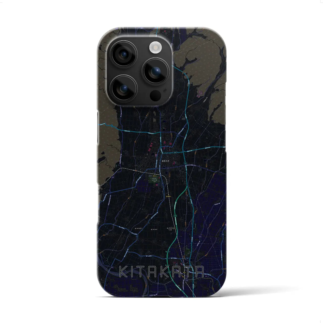 【喜多方(福島県)】地図柄iPhoneケース(バックカバータイプ)