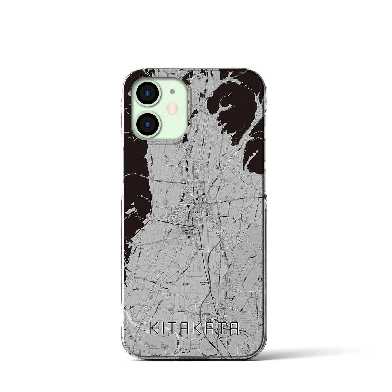 【喜多方(福島県)】地図柄iPhoneケース(クリアタイプ)