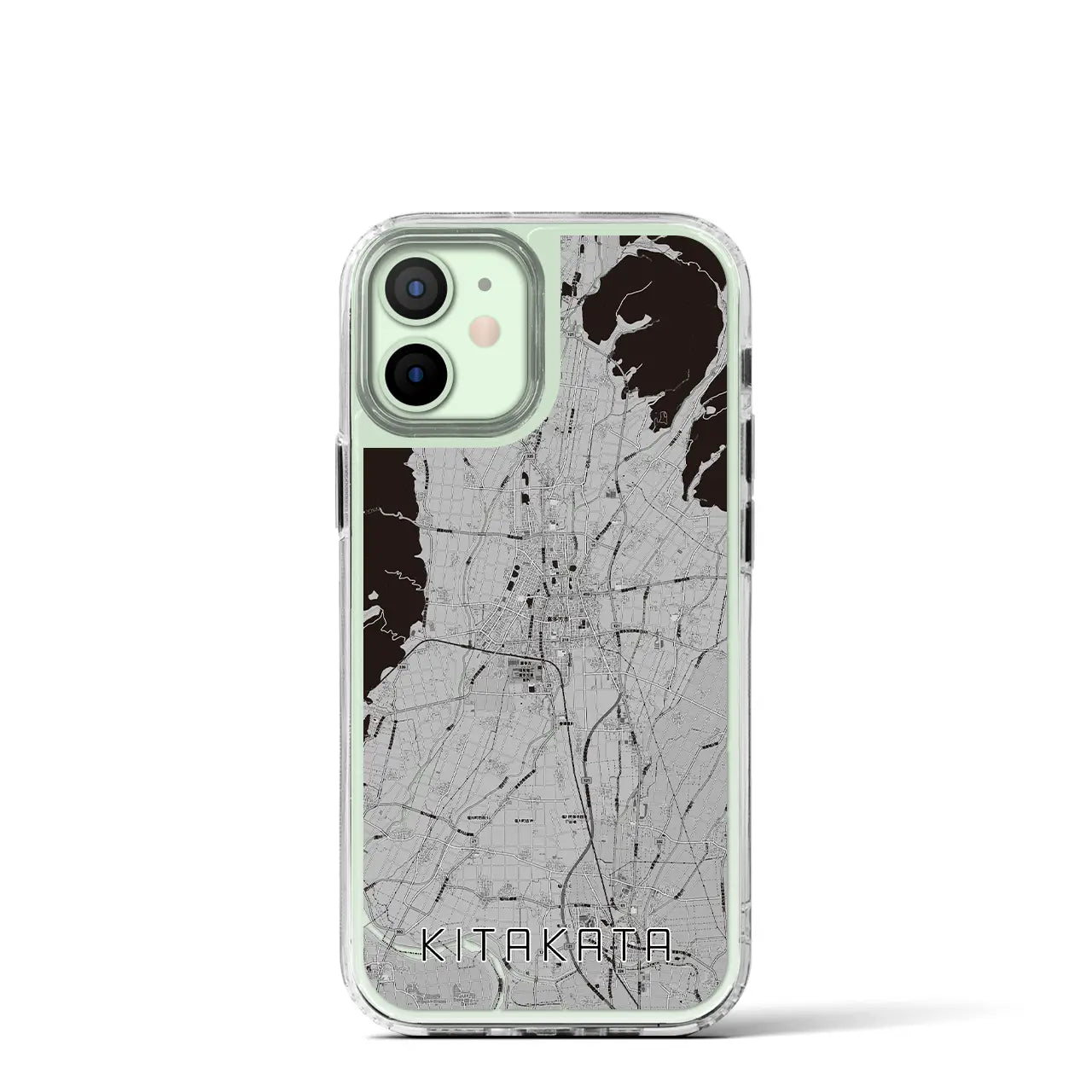 【喜多方(福島県)】地図柄iPhoneケース(MagSafeタイプ)