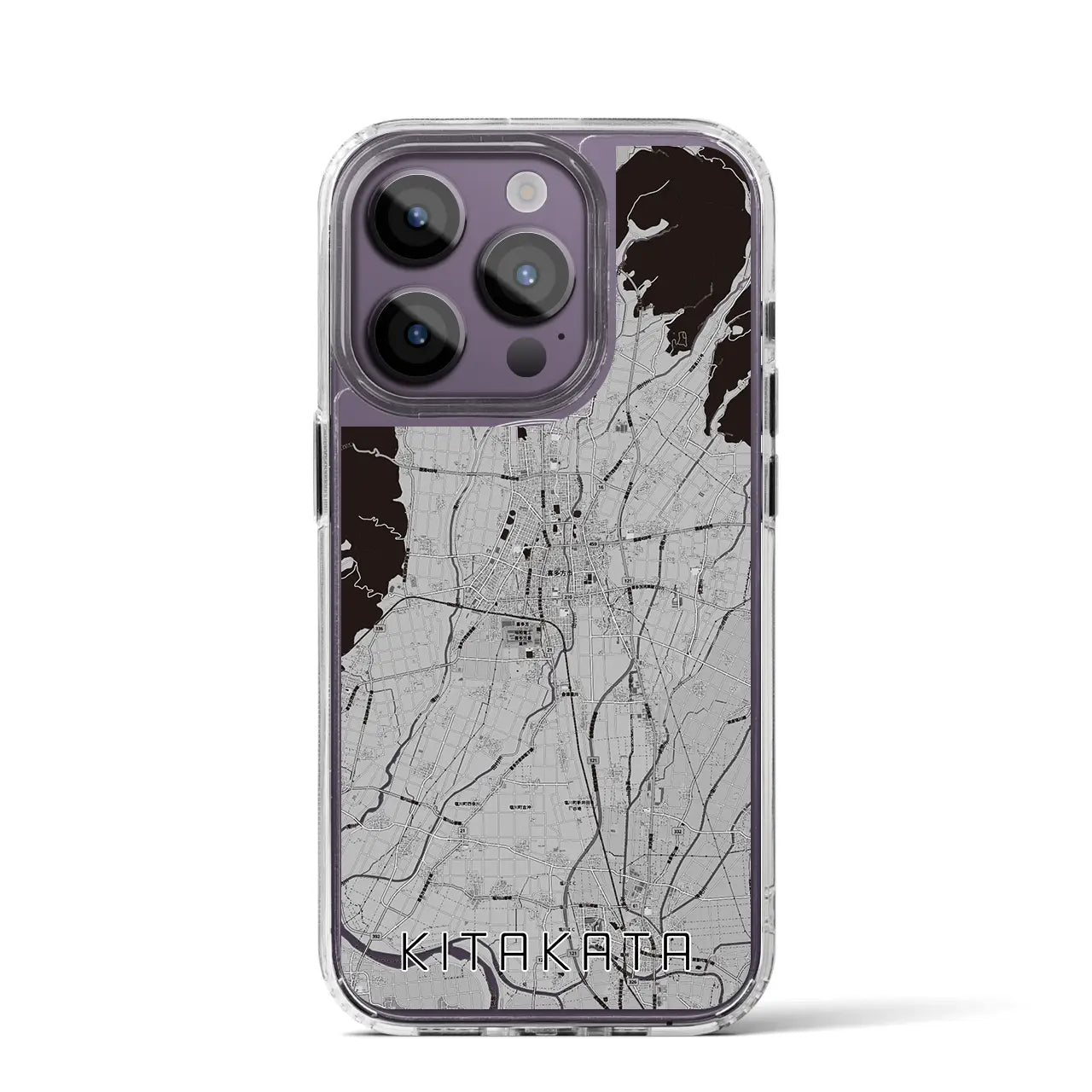 【喜多方(福島県)】地図柄iPhoneケース(MagSafeタイプ)