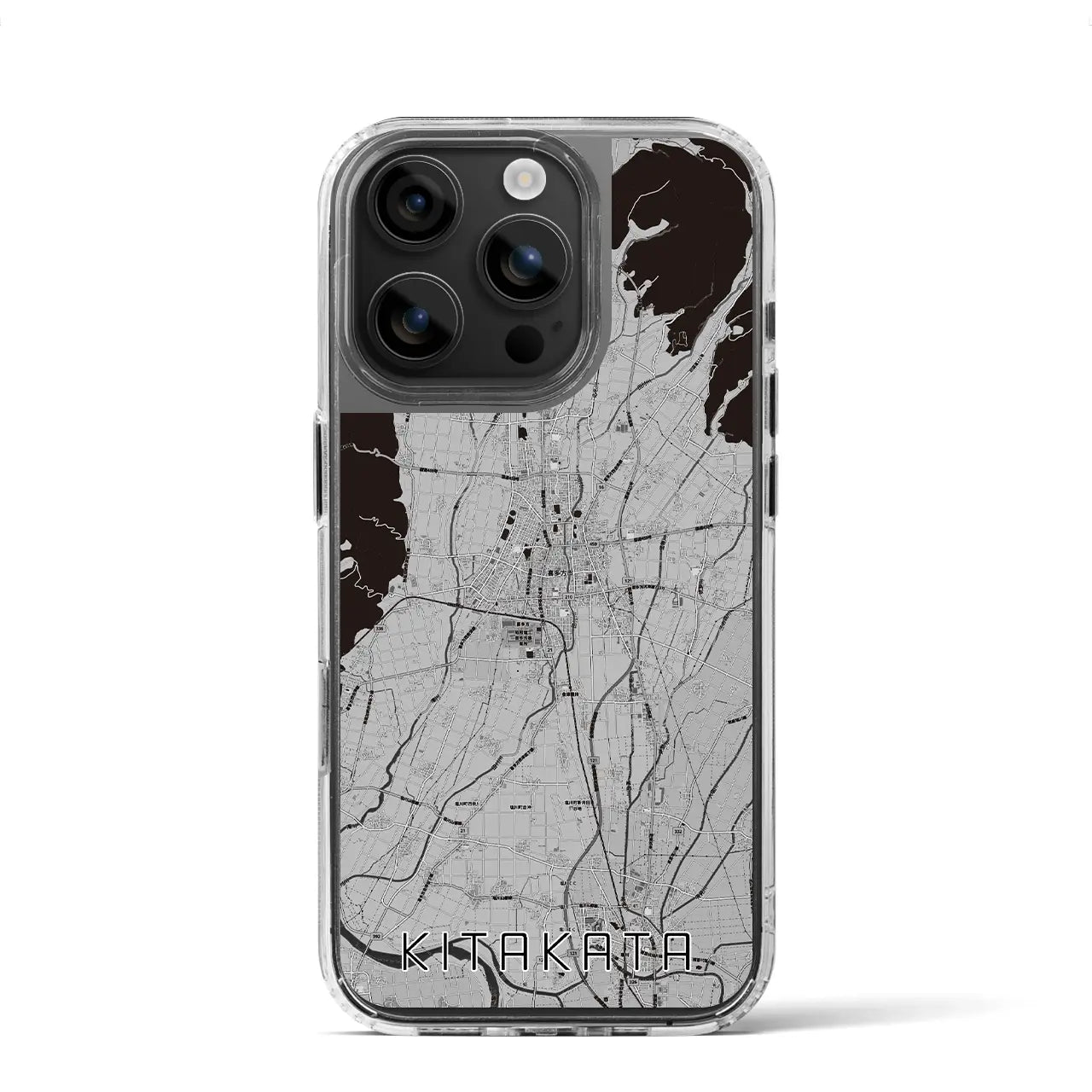 【喜多方(福島県)】地図柄iPhoneケース(MagSafeタイプ)