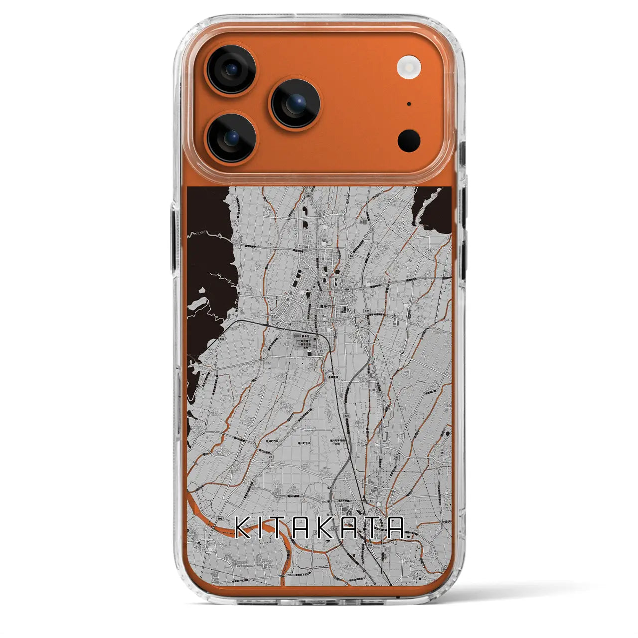 【喜多方(福島県)】地図柄iPhoneケース(MagSafeタイプ)