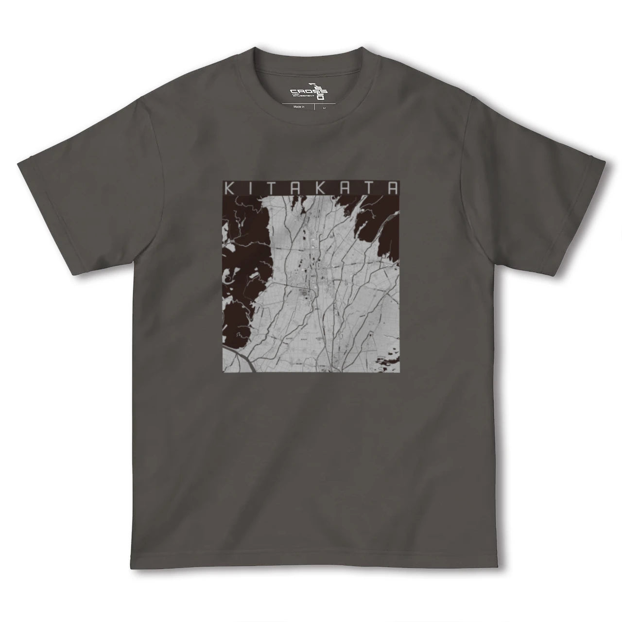 【喜多方(福島県)】地図柄ヘビーウェイトTシャツ