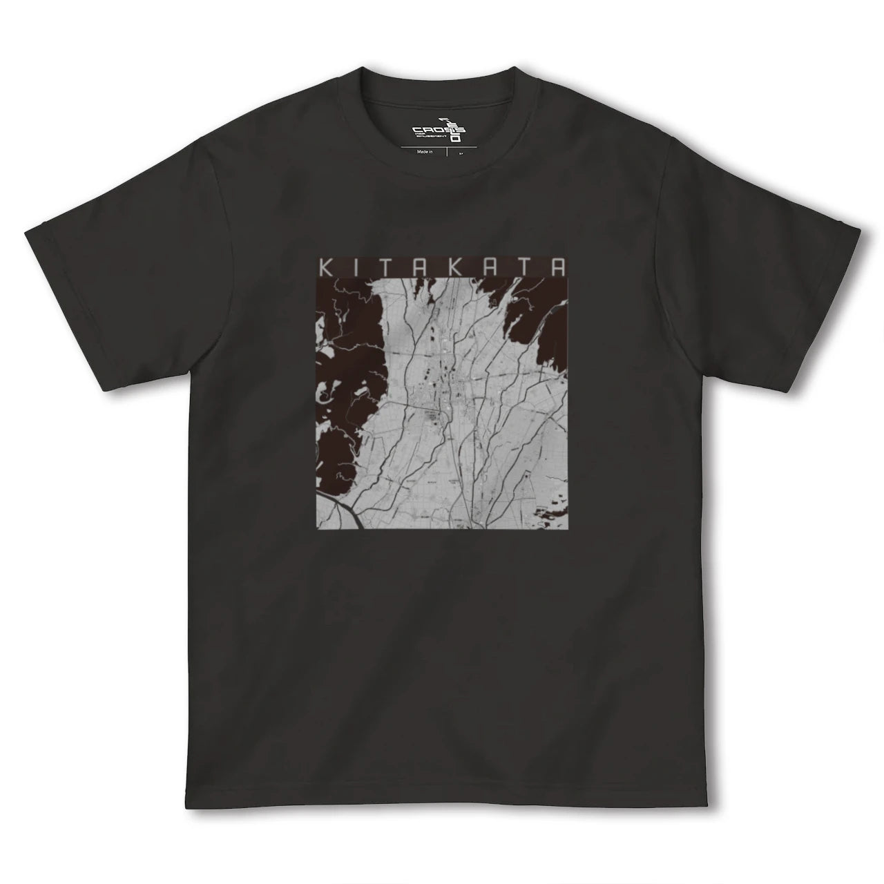 【喜多方(福島県)】地図柄ヘビーウェイトTシャツ