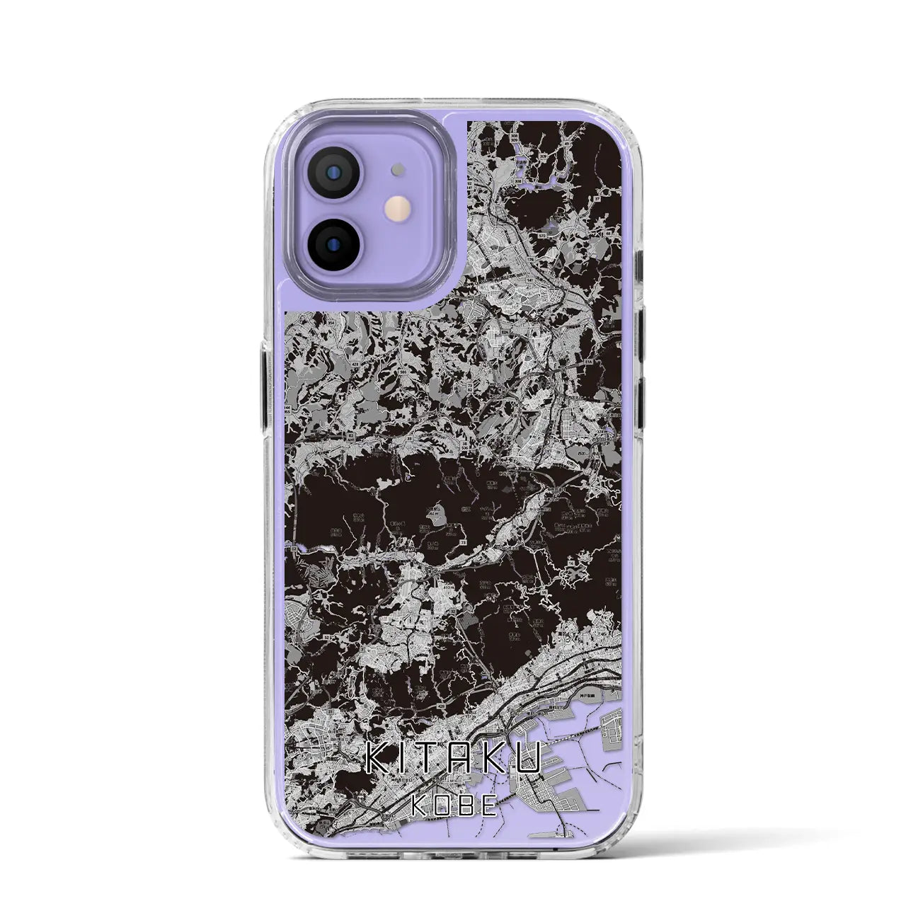 【北区(神戸市)】地図柄iPhoneケース(MagSafeタイプ)