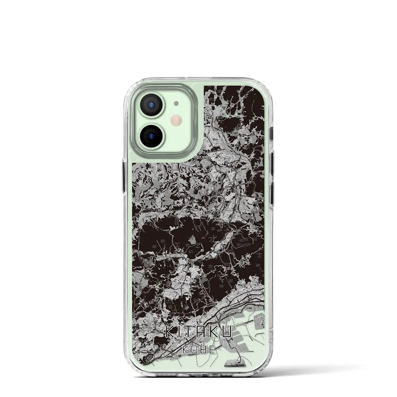 【北区(神戸市)】地図柄iPhoneケース(MagSafeタイプ)