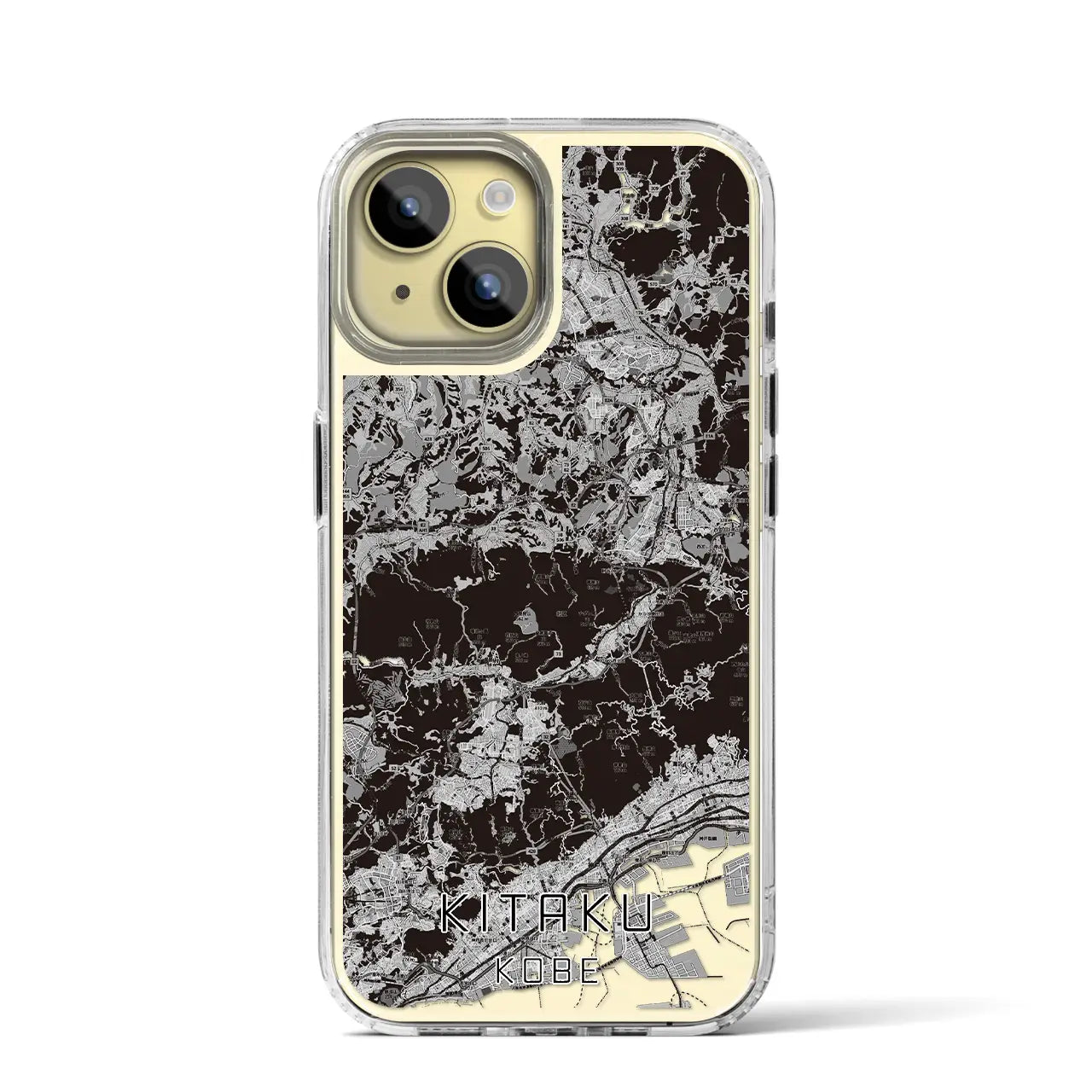 【北区(神戸市)】地図柄iPhoneケース(MagSafeタイプ)