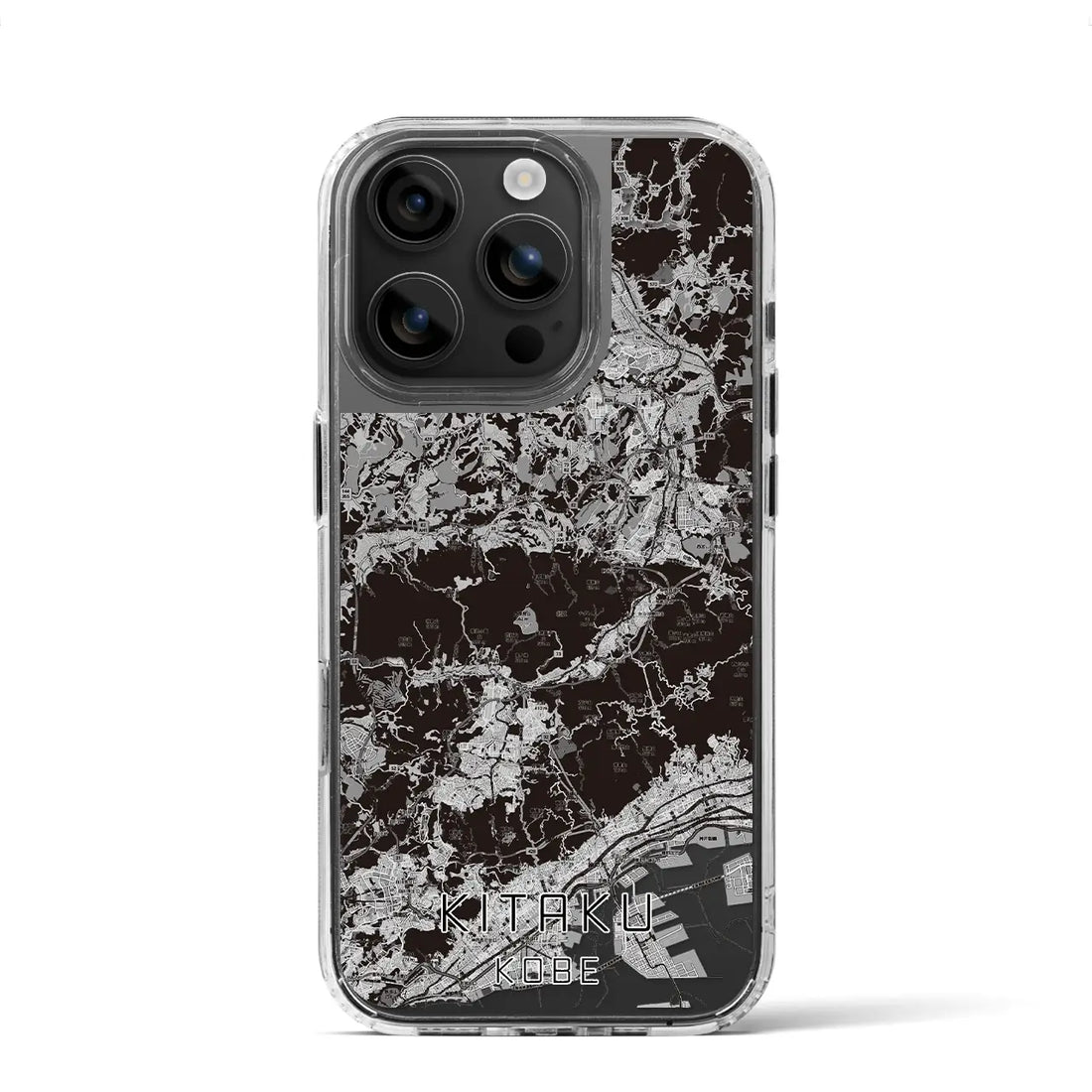 【北区(神戸市)】地図柄iPhoneケース(MagSafeタイプ)
