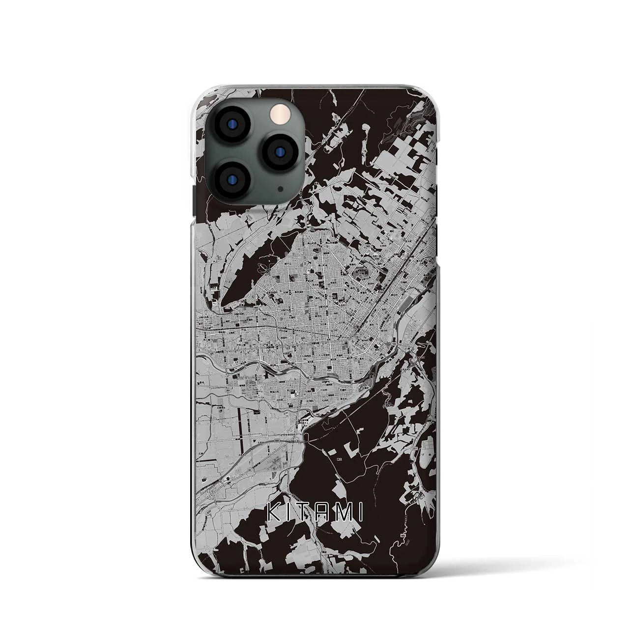 【北見(北海道)】地図柄iPhoneケース(クリアタイプ)