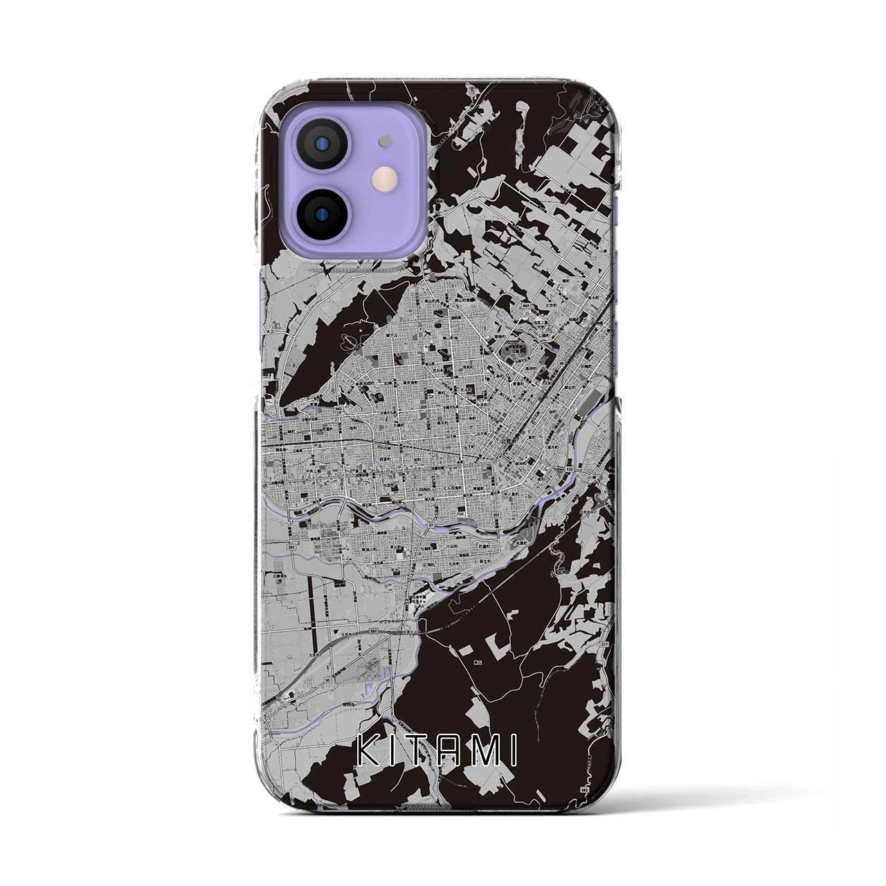 【北見(北海道)】地図柄iPhoneケース(クリアタイプ)