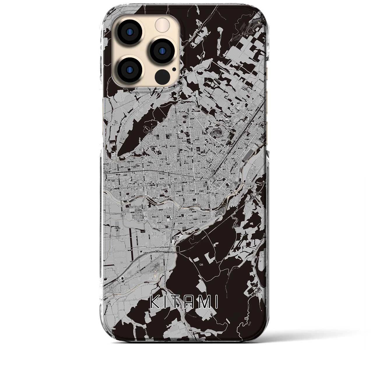 【北見(北海道)】地図柄iPhoneケース(クリアタイプ)