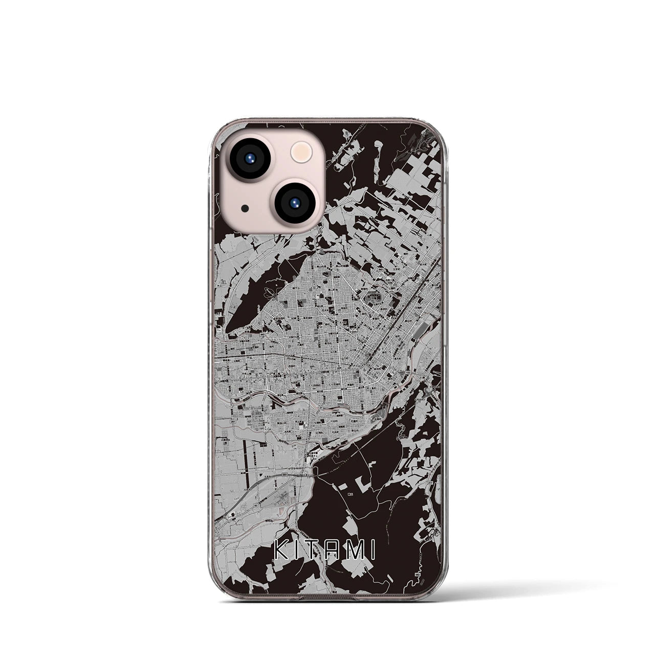 【北見(北海道)】地図柄iPhoneケース(クリアタイプ)