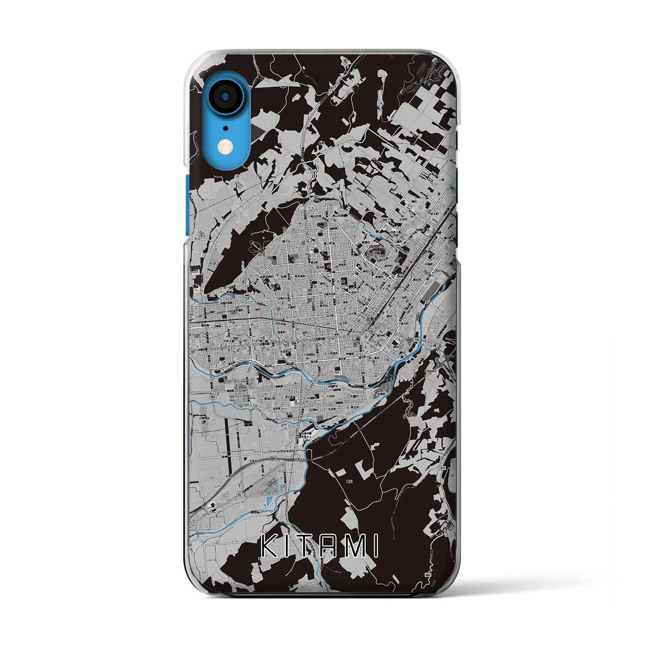 【北見(北海道)】地図柄iPhoneケース(クリアタイプ)