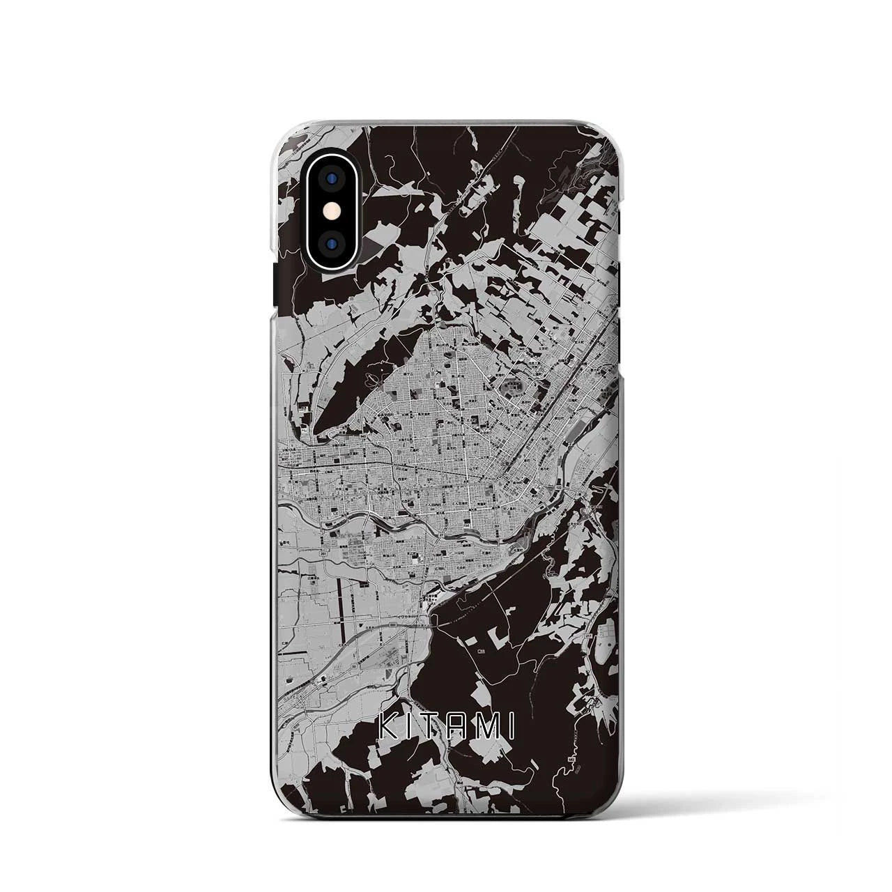【北見(北海道)】地図柄iPhoneケース(クリアタイプ)
