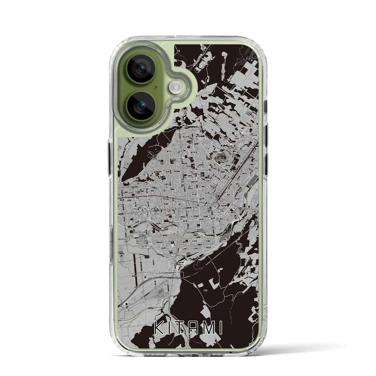 【北見(北海道)】地図柄iPhoneケース(MagSafeタイプ)