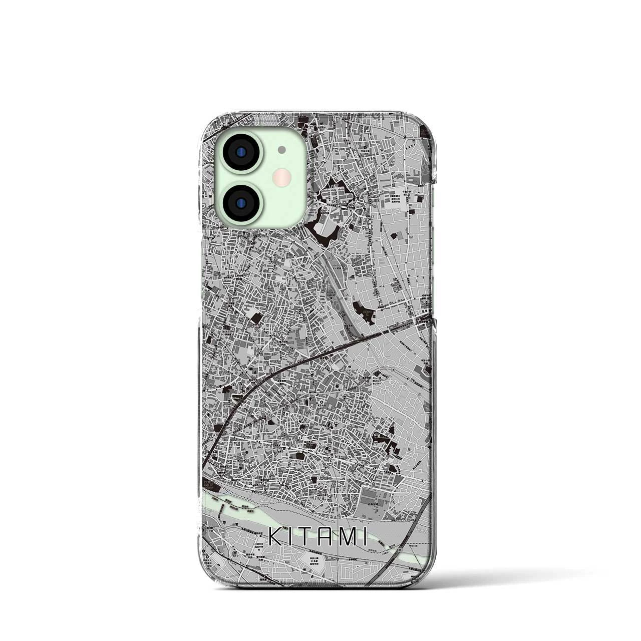 【喜多見(東京都)】地図柄iPhoneケース(クリアタイプ)