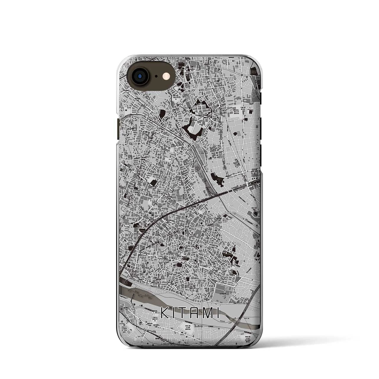 【喜多見(東京都)】地図柄iPhoneケース(クリアタイプ)