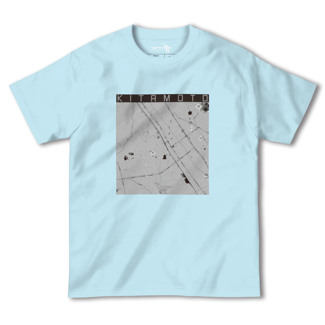 【北本(埼玉県)】地図柄ヘビーウェイトTシャツ