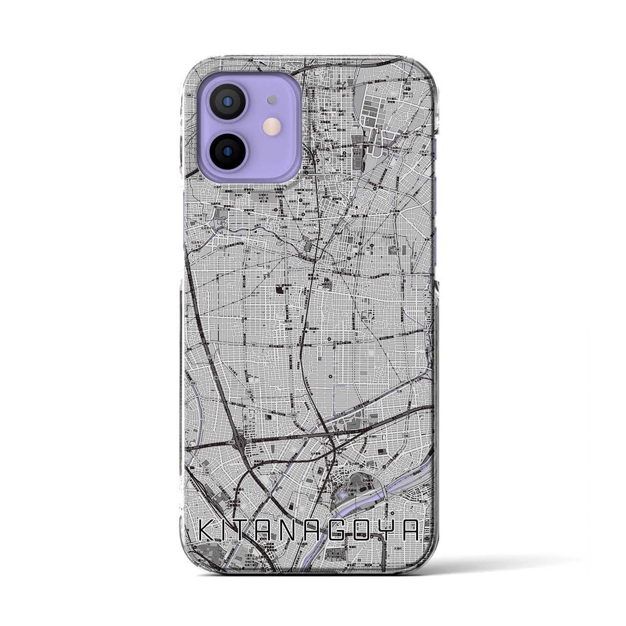 【北名古屋(愛知県)】地図柄iPhoneケース(クリアタイプ)