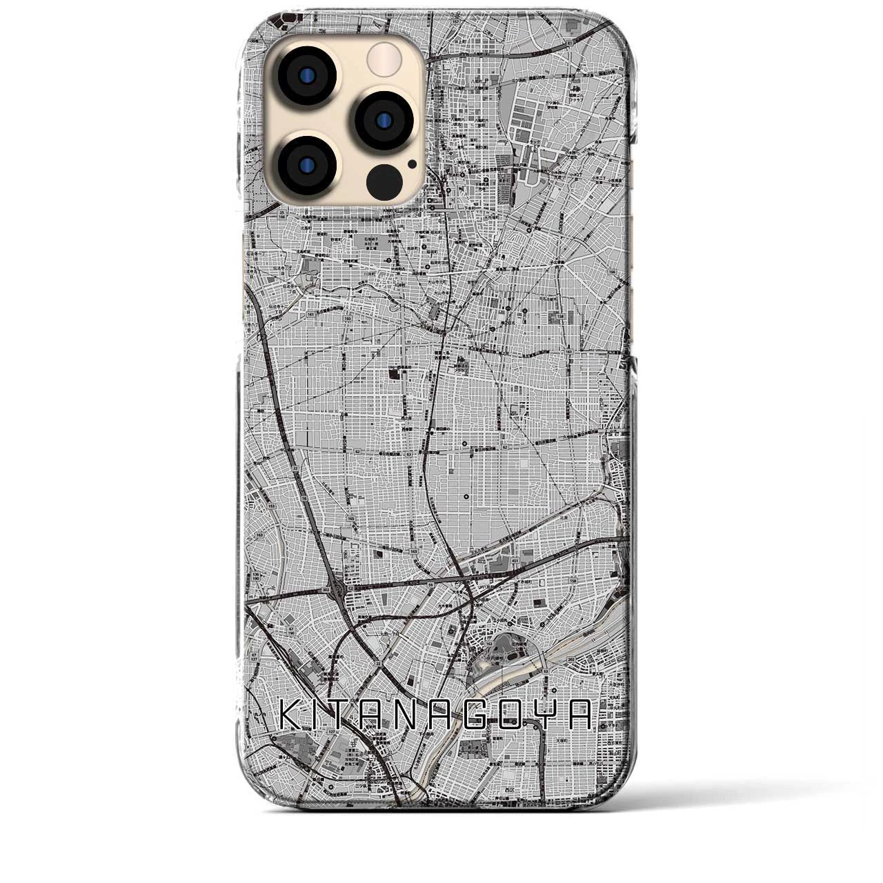 【北名古屋(愛知県)】地図柄iPhoneケース(クリアタイプ)