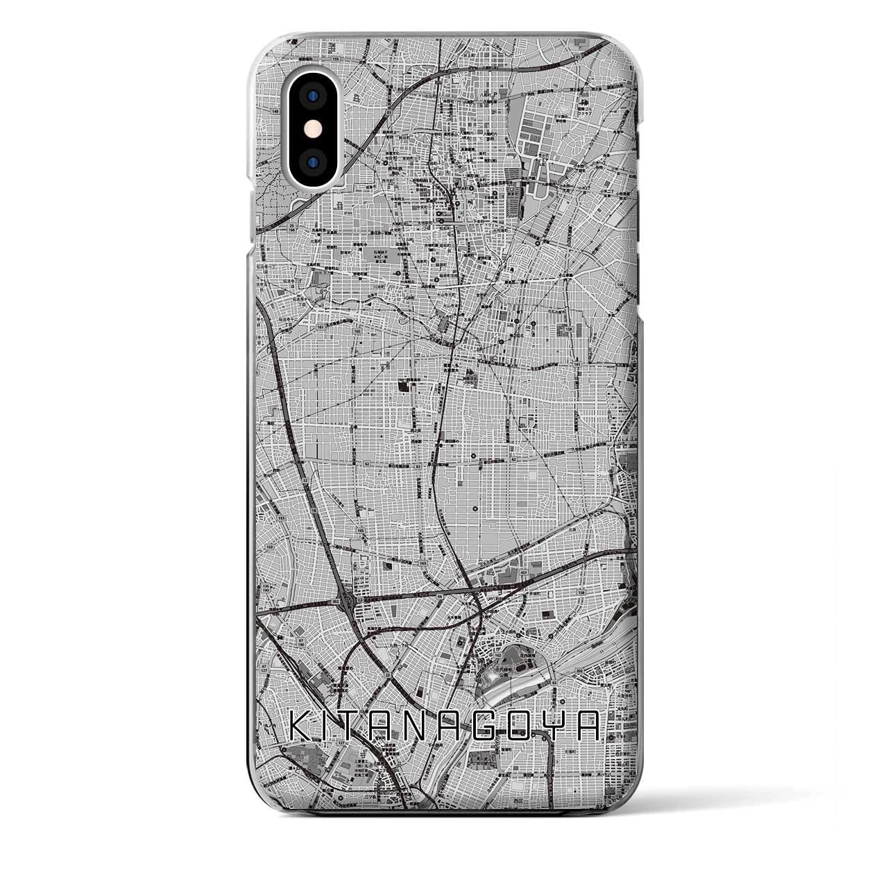 【北名古屋(愛知県)】地図柄iPhoneケース(クリアタイプ)