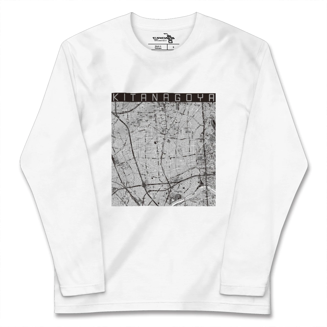 【北名古屋(愛知県)】地図柄ロングスリーブTシャツ