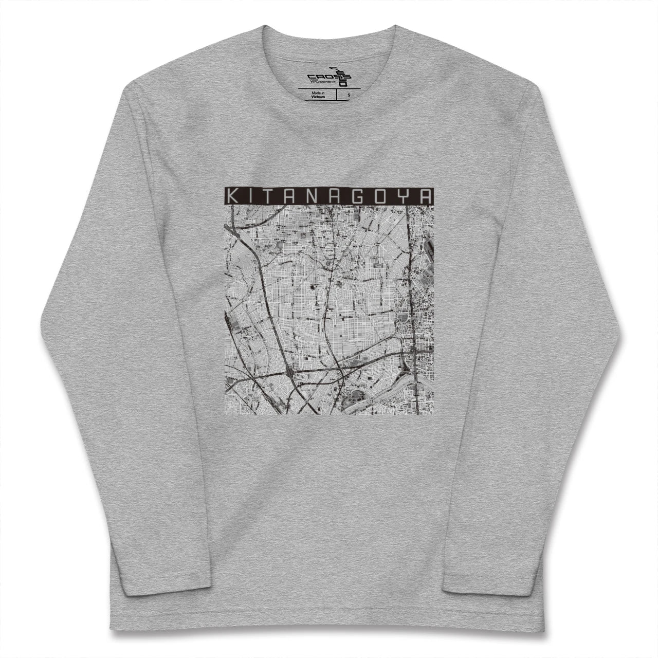 【北名古屋(愛知県)】地図柄ロングスリーブTシャツ