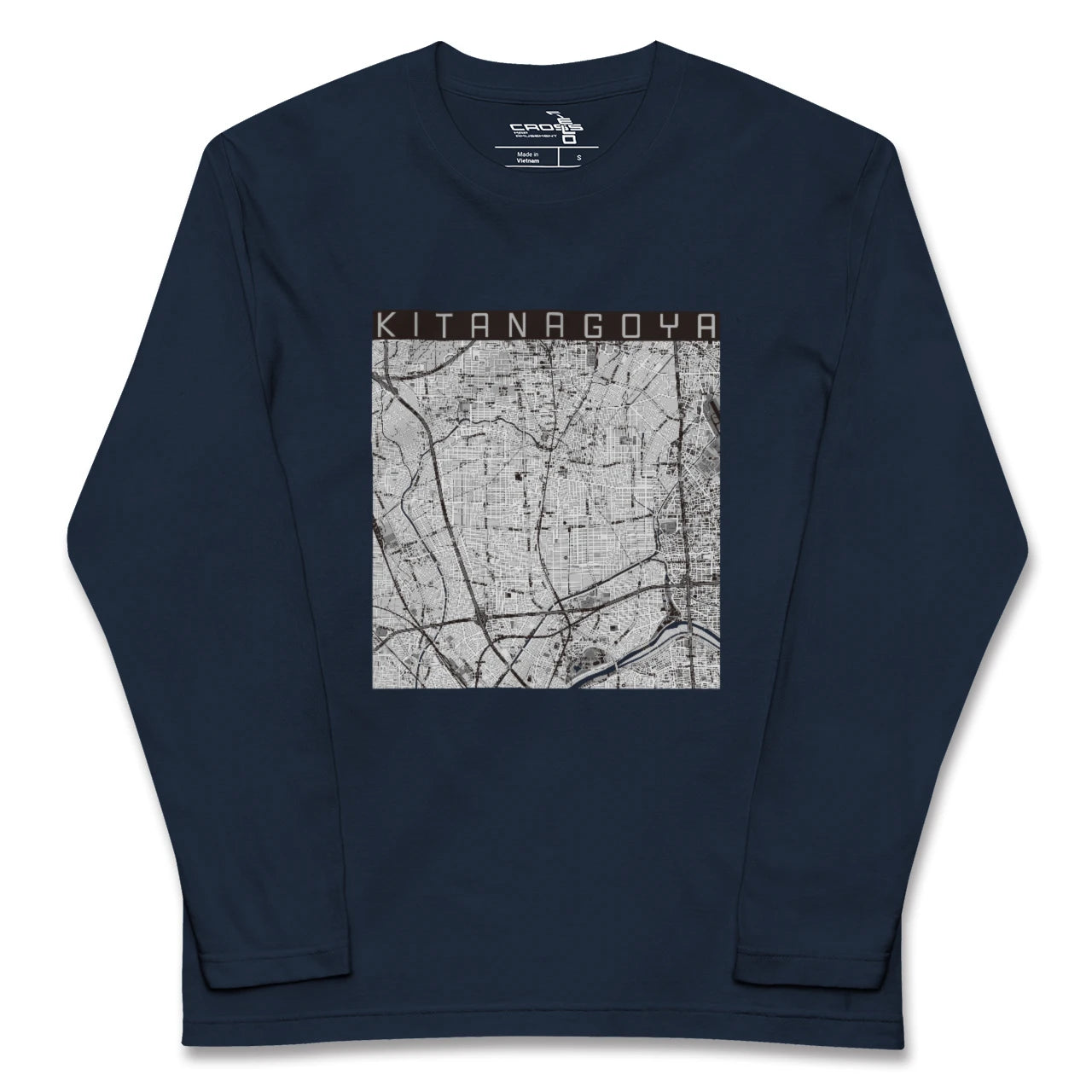 【北名古屋(愛知県)】地図柄ロングスリーブTシャツ