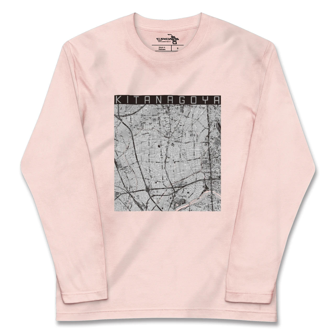 【北名古屋(愛知県)】地図柄ロングスリーブTシャツ