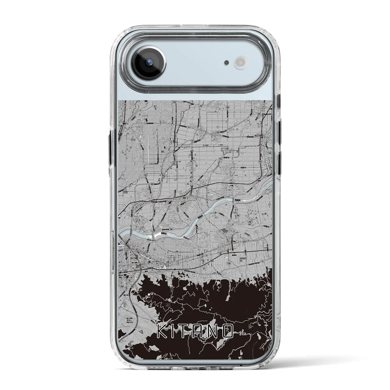 【北野(福岡県)】地図柄iPhoneケース(MagSafeタイプ)