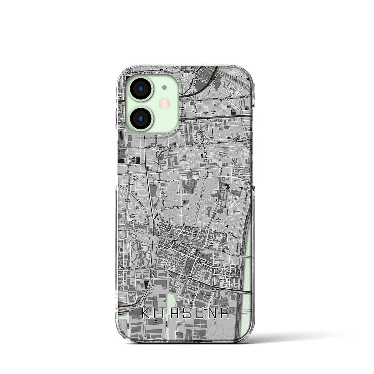 【北砂(東京都)】地図柄iPhoneケース(クリアタイプ)