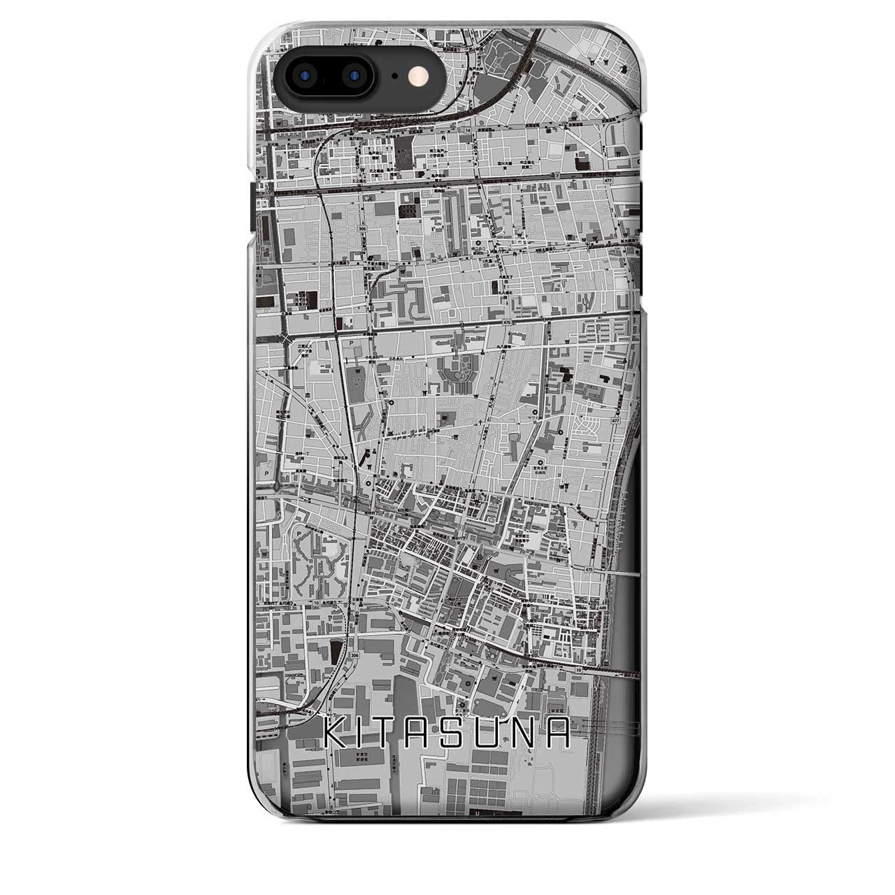 【北砂(東京都)】地図柄iPhoneケース(クリアタイプ)