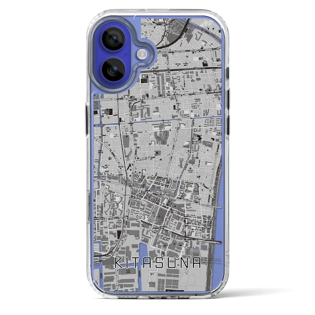 【北砂(東京都)】地図柄iPhoneケース(MagSafeタイプ)